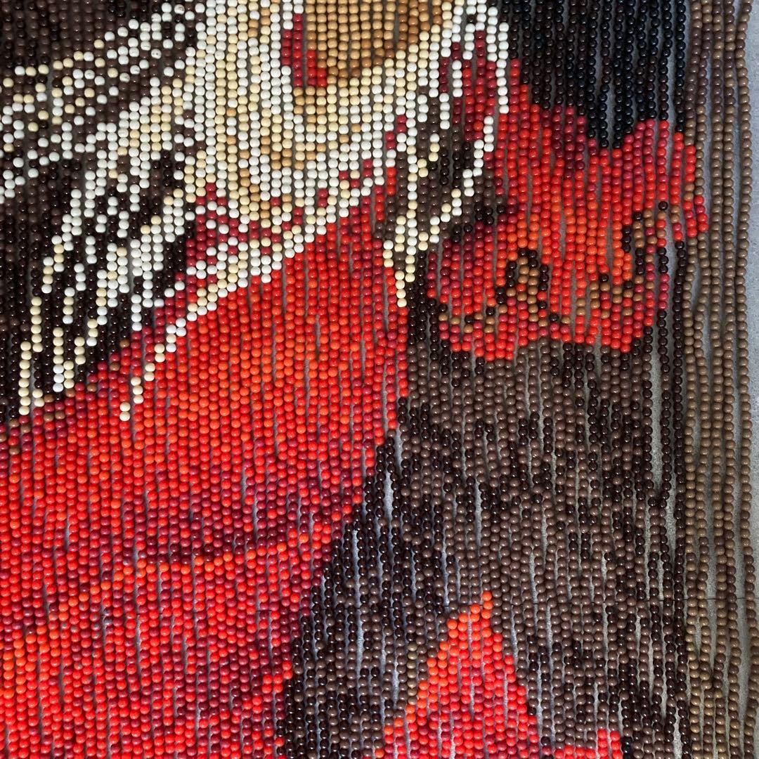 昭和レトロ ビーズのれん 85×150cm フラメンコダンサー ビーズカーテン