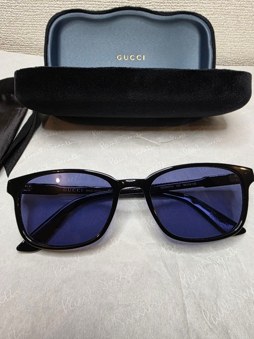GUCCI サングラス ブルーレンズ　本物