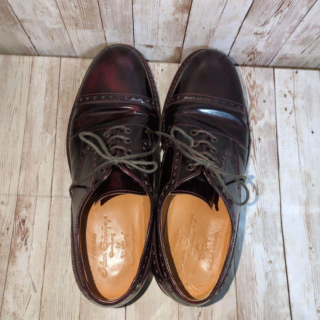 【Jalan Sriwijaya】ストレートチップ☆バーガンディ☆ダイナイト