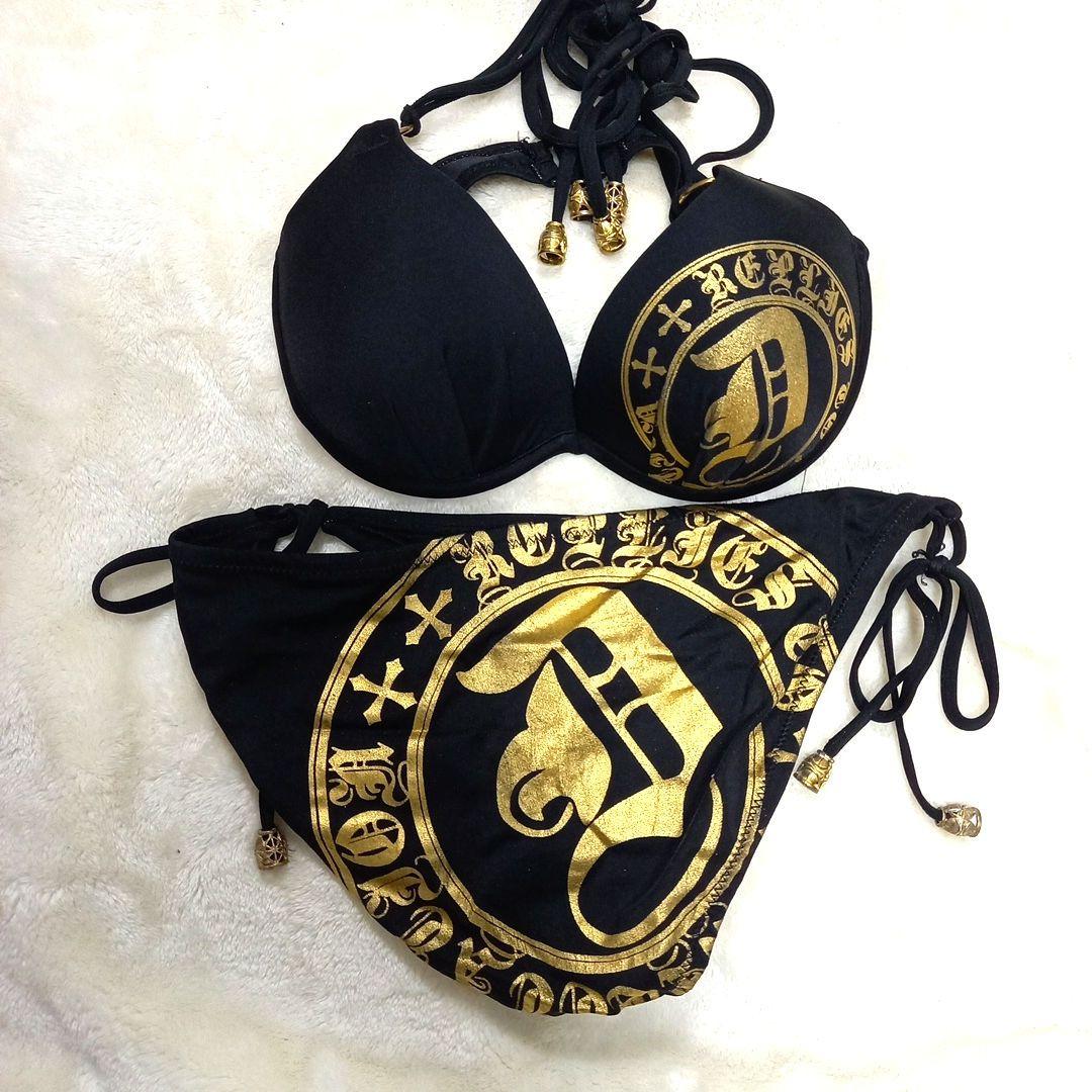 ブラックゴールドセパレート水着