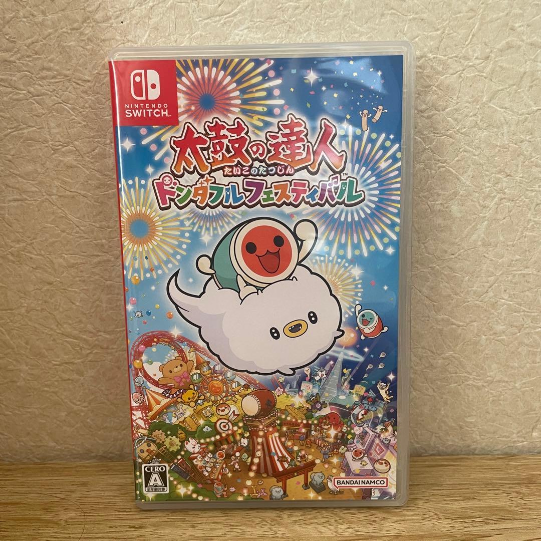 美品☆太鼓の達人 ドンダブルフェスティバル 太鼓とバチ2個+ソフト