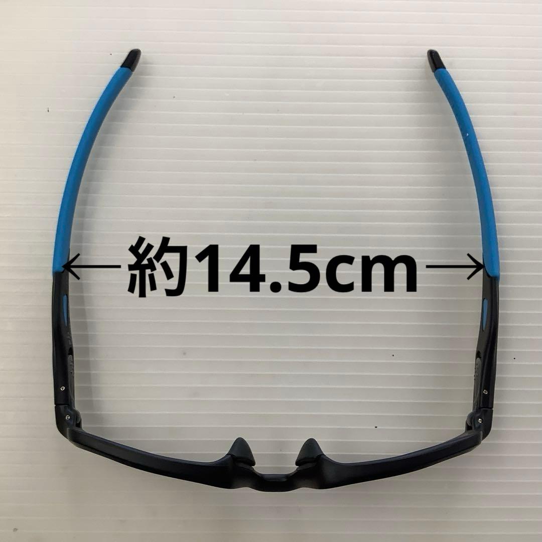 【12色から選べる】オークリーCROSSLINK×RARTS偏光レンズ　黒/青