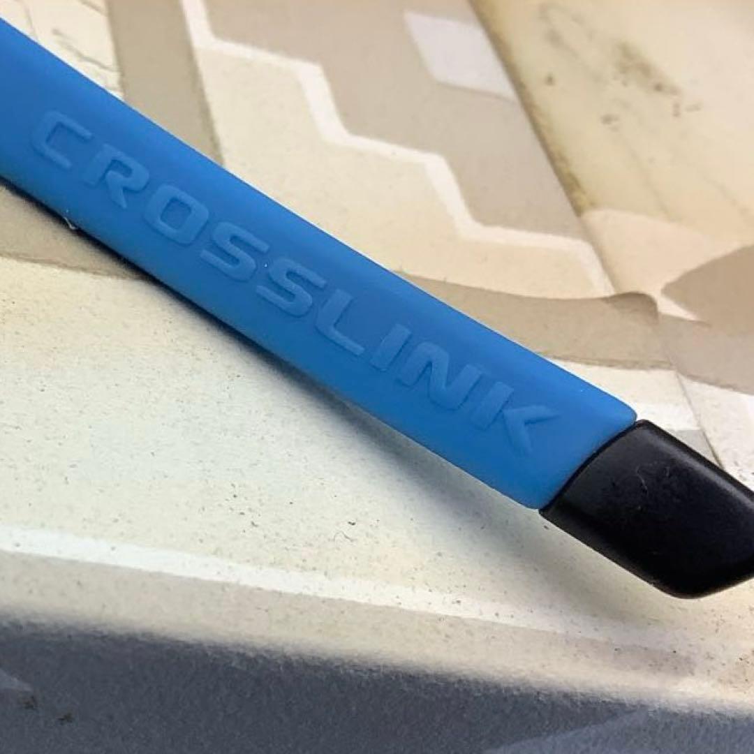 【12色から選べる】オークリーCROSSLINK×RARTS偏光レンズ　黒/青