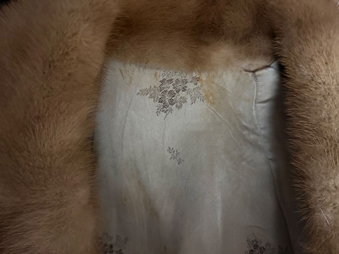 ミンク毛皮コート