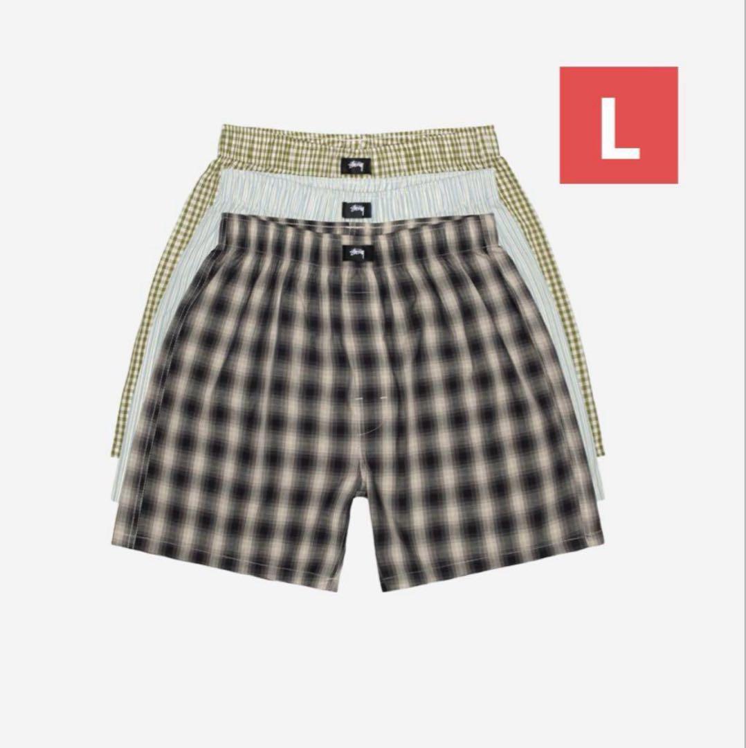 下着・アンダーウェア Stussy Boxer Shorts Multi (3 Pack) L