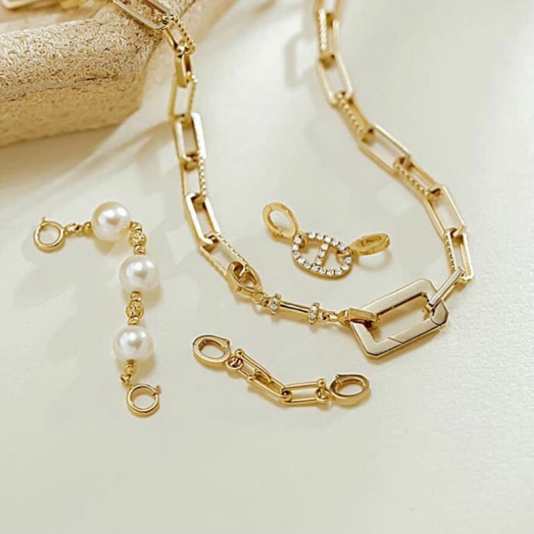 K18YG ￼ホースシュー クラスプ