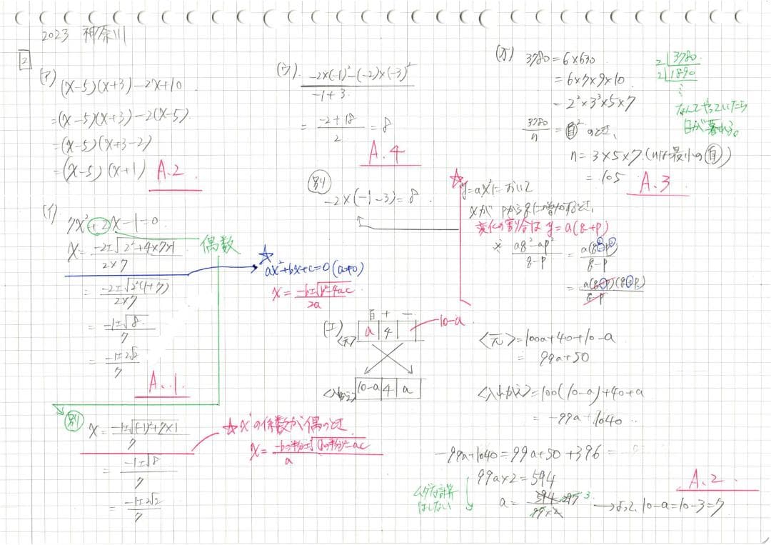 今だけ割引 塾講師オリジナル数学解説 全動画付 2023 全公立＋自校作成10校