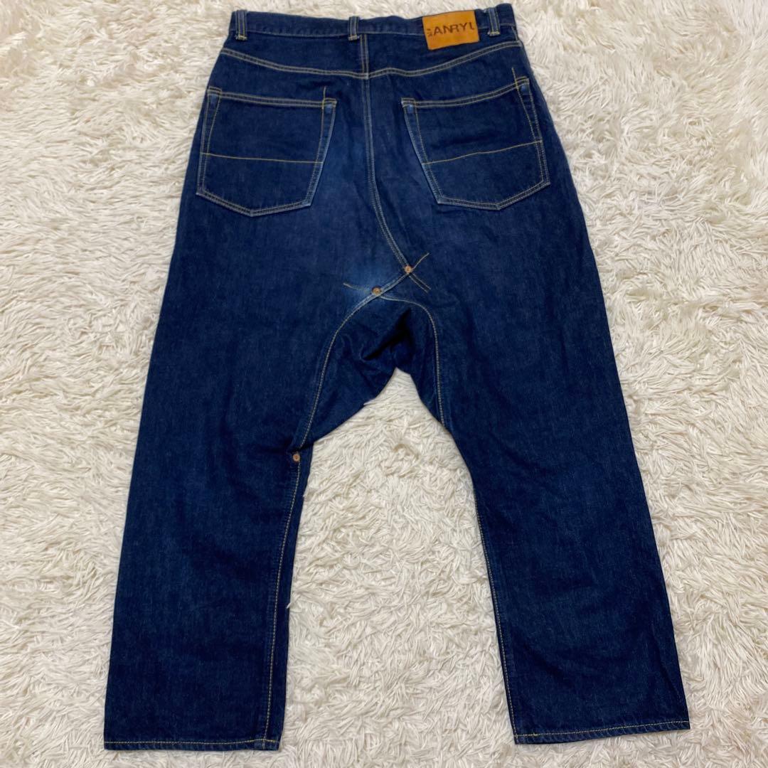 ガンリュウ　サルエルパンツ　デニム　コムデギャルソン　M