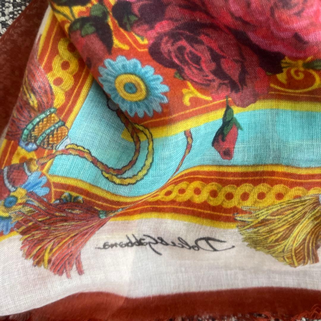 ドルチェ＆ガッバーナ 大判　高級　ストール　正規店購入　美品