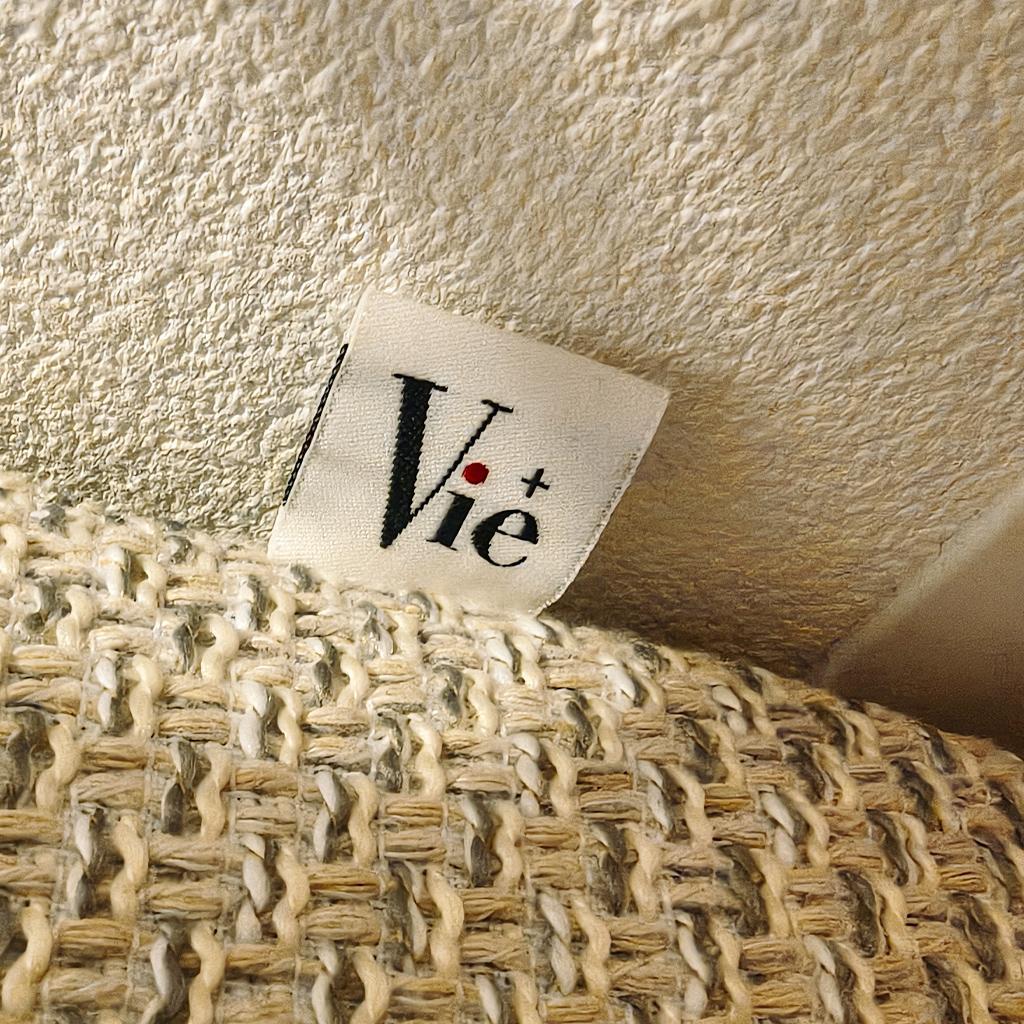 【リンク】] Vie⁺ L字型ソファ クッション、替カバー、クッション付き