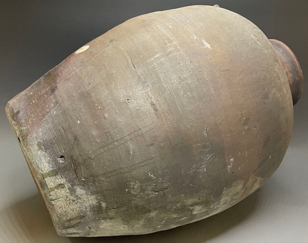 古南蛮　双耳南蛮壺　双耳壺　耳付壺　特大　43cm 　Lp3308