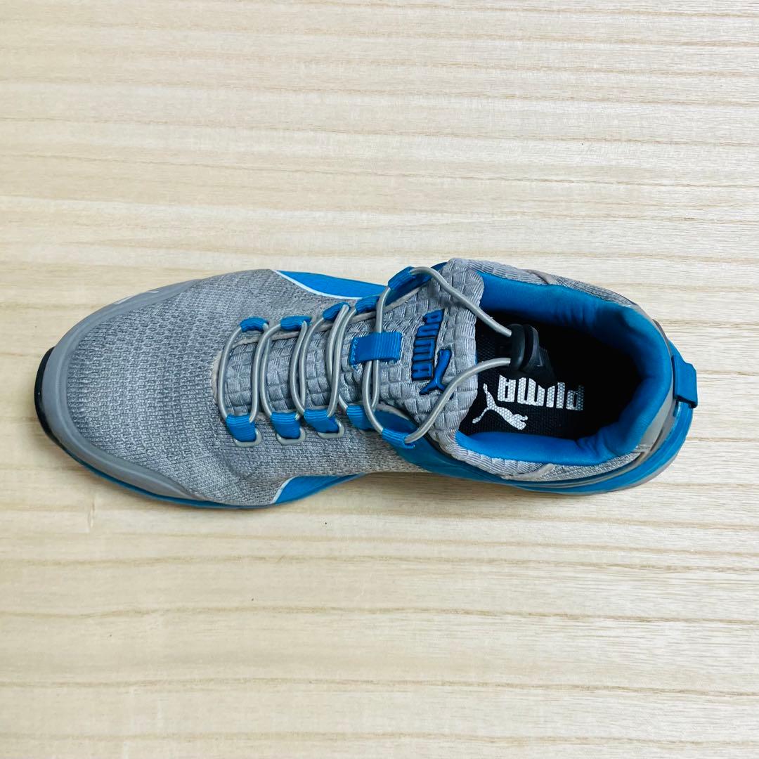 プーマ PUMA 安全靴 エキサイト 2.0 グレー/ブルー 25.5cm
