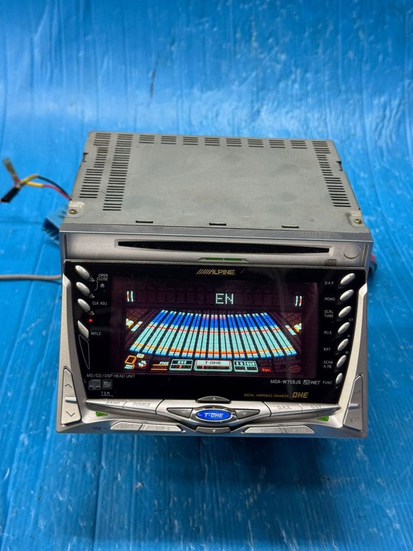アルパイン MDA-W759JS 2DINサイズ CD・MDヘッドユニット