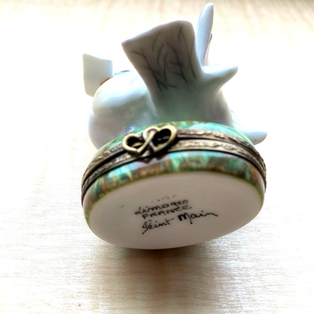 リモージュボックス　鳩