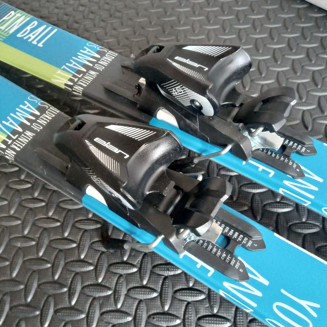 【130cm メンテ済み】中古ジュニアスキー板 ELAN エラン