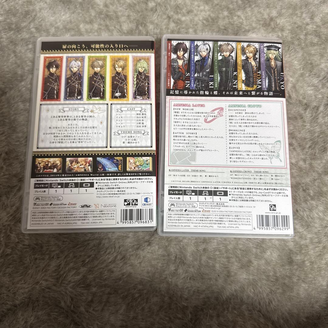 アムネシア　AMNESIA 通常版　Switch ゲームソフト　オトメイト