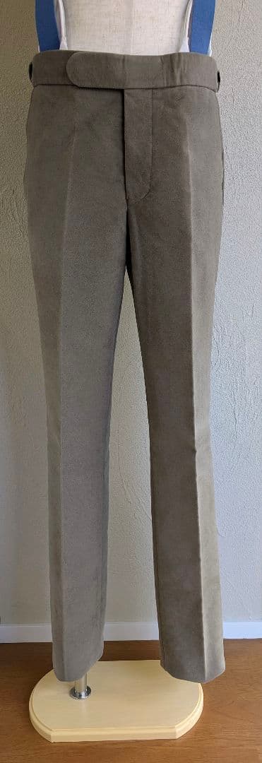 新品タグ付きCORDINGS モールスキンパンツＴＲＪ511グレーサイズW32