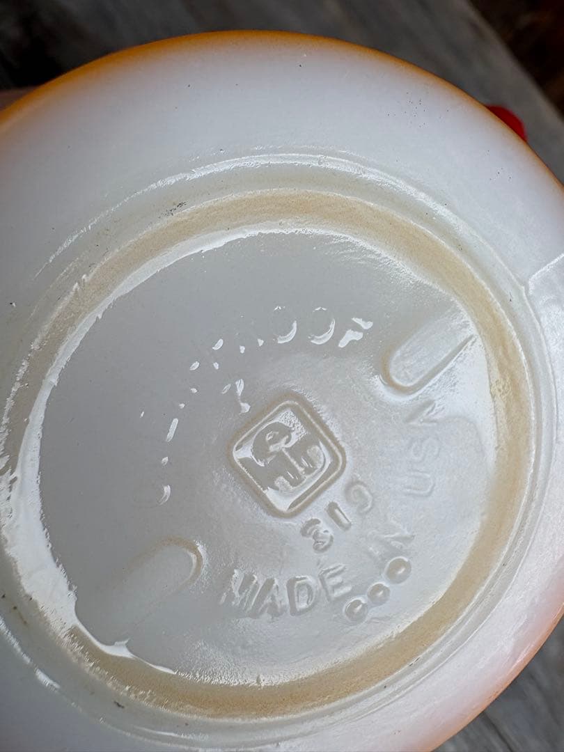 Fire-King ファイアーキングマグカップ4個　ファイアーキング灰皿セット