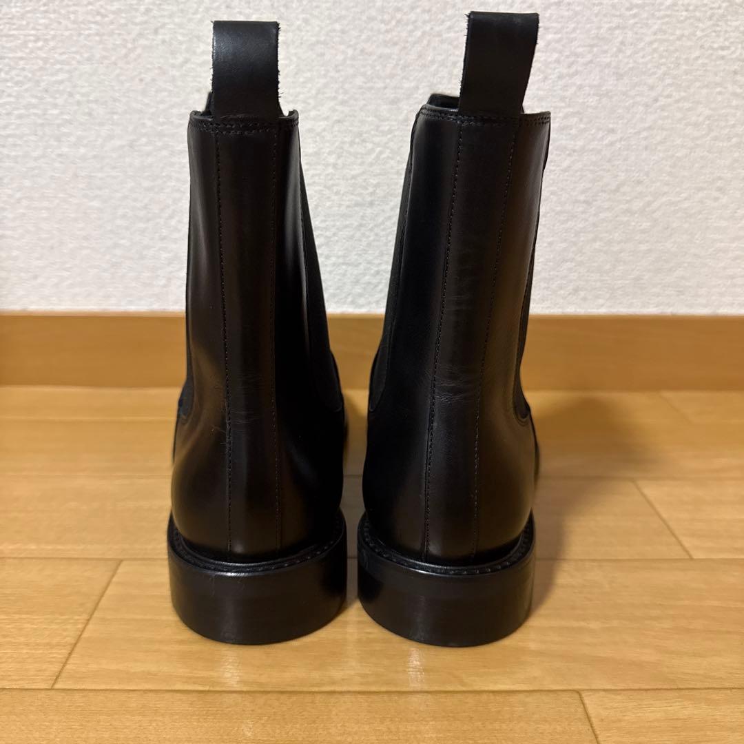 新品未使用 TOMORROWLAND サイドゴアショートブーツ ブラック