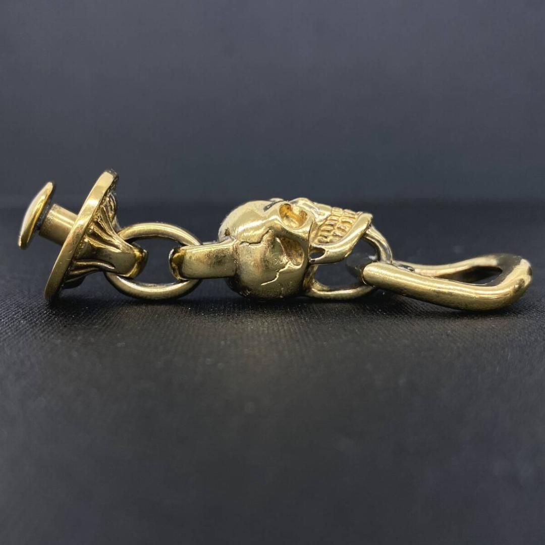 Bill Wall Leather カスタム スカル ウォレット リング