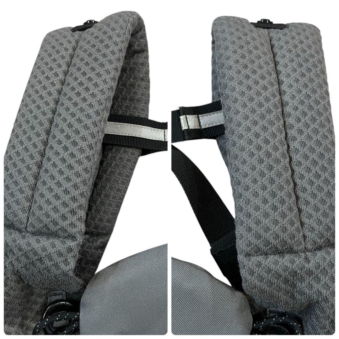 美品✨人気✨エルゴベビー オムニブリーズ グラファイトグレー 抱っこ紐 ポーチ付