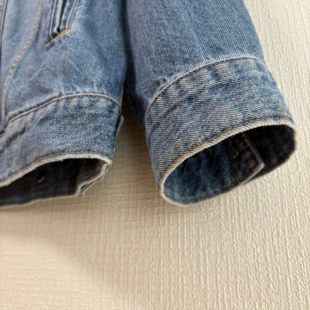 MACPHEE マカフィー ナチュラルスラブデニム オーバーサイズドジャケット