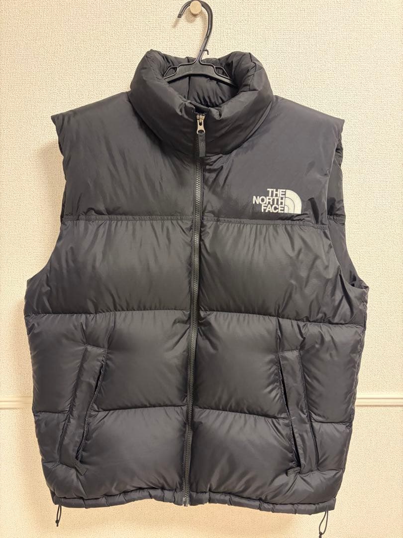【しょくぱん】THE NORTH FACE ブラックダウンベスト XL