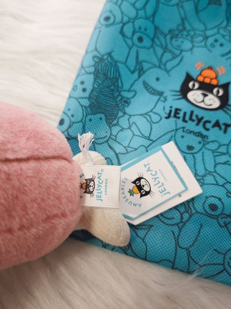 【新品】ジェリーキャット上海限定ぬいぐるみイチゴラテ