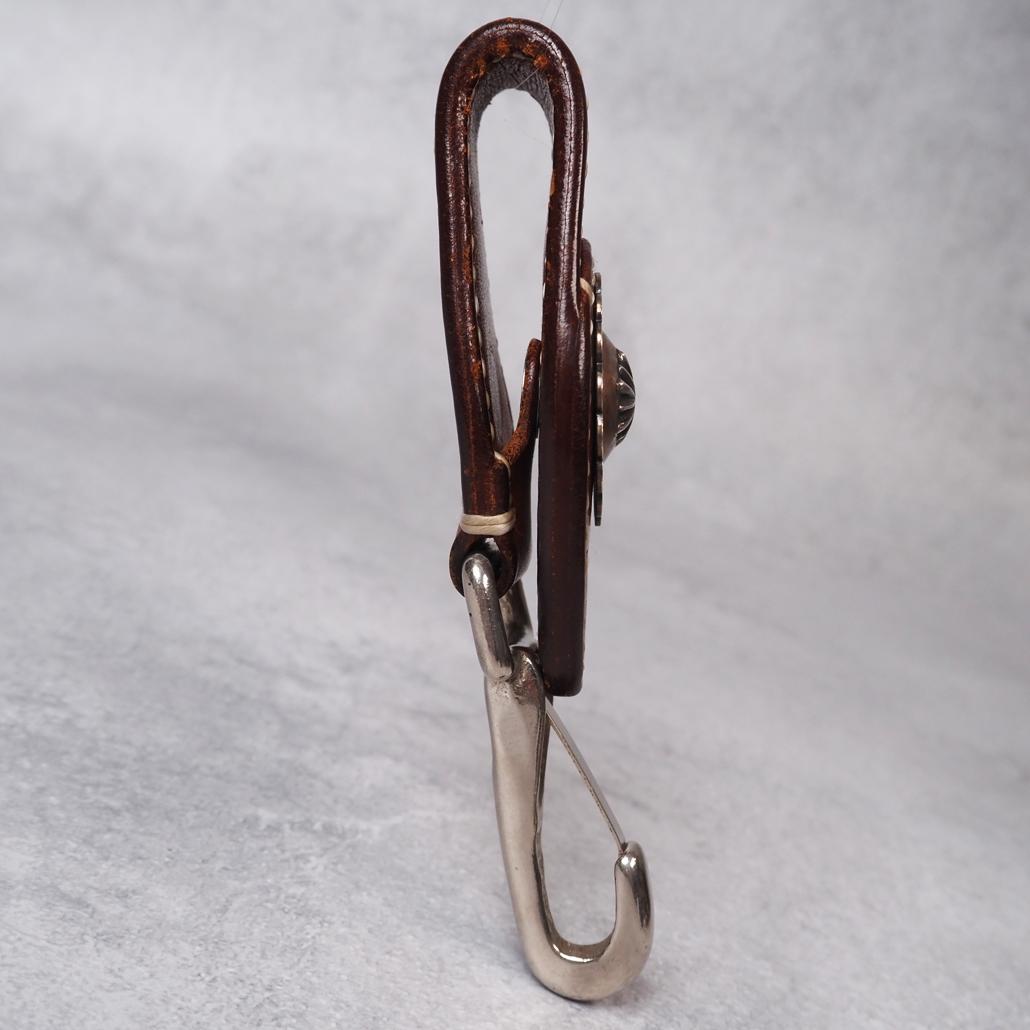 THE FLAT HEAD 925シルバー特大コンチョ ハンドメイドキーホルダー