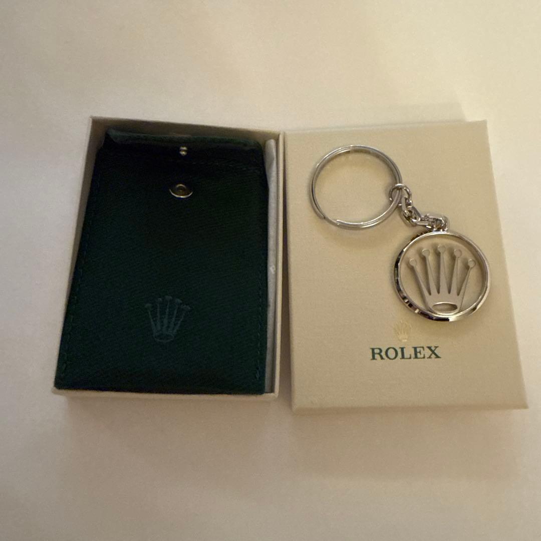 ROLEX シルバーメタルキーホルダー