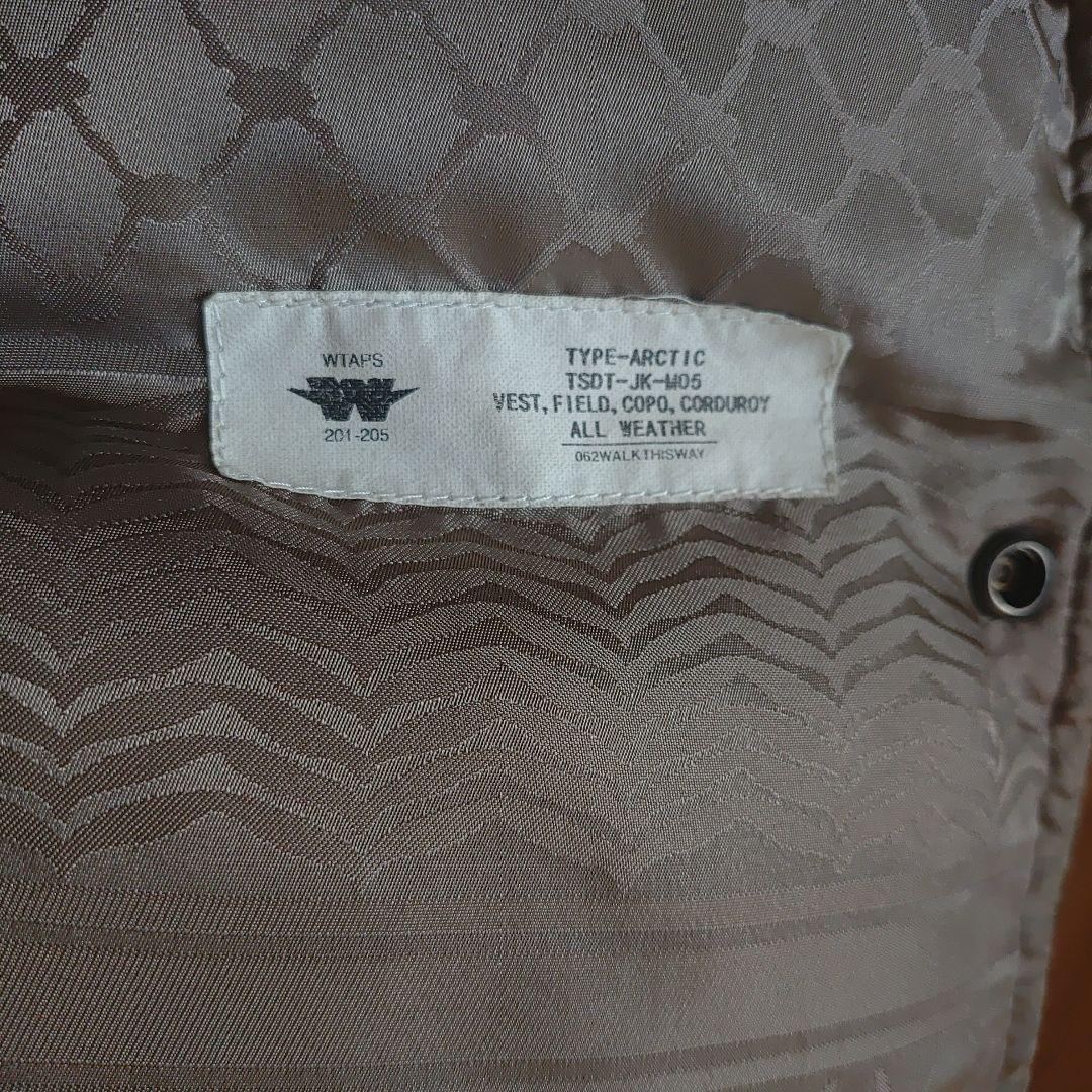 WTAPS コーデュロイ ダウンベスト ベージュ