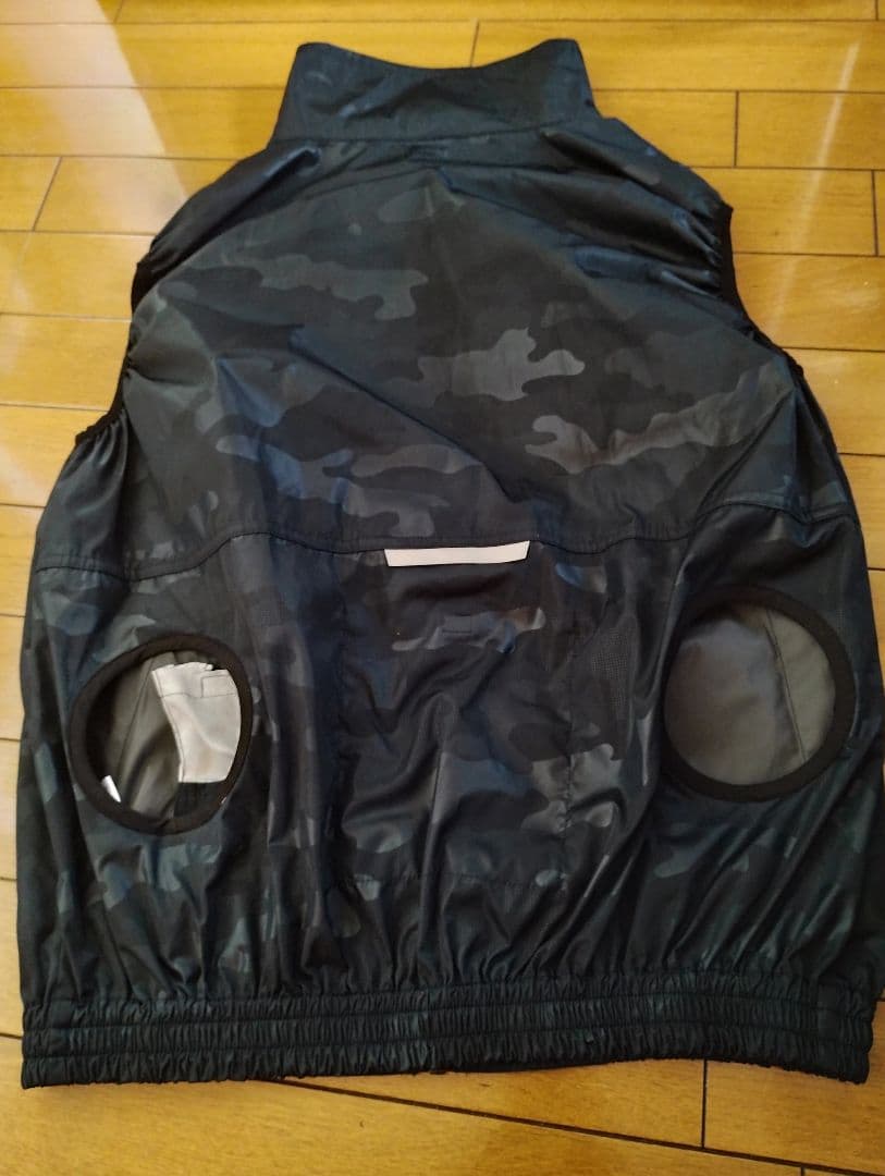 空調服ベスト 充電式ファン付き