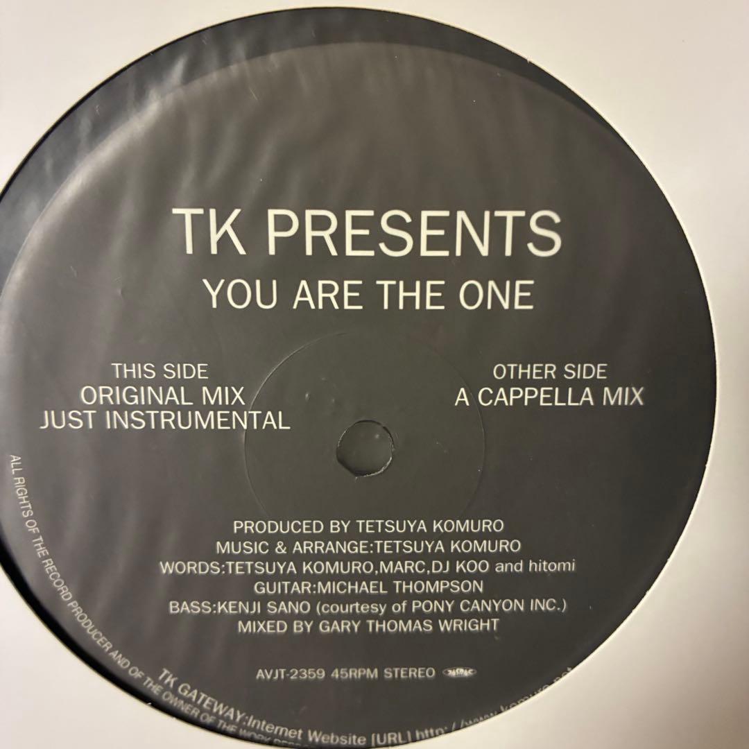 激レアTK PRESENTS /YOU ARE THE ONEレコード