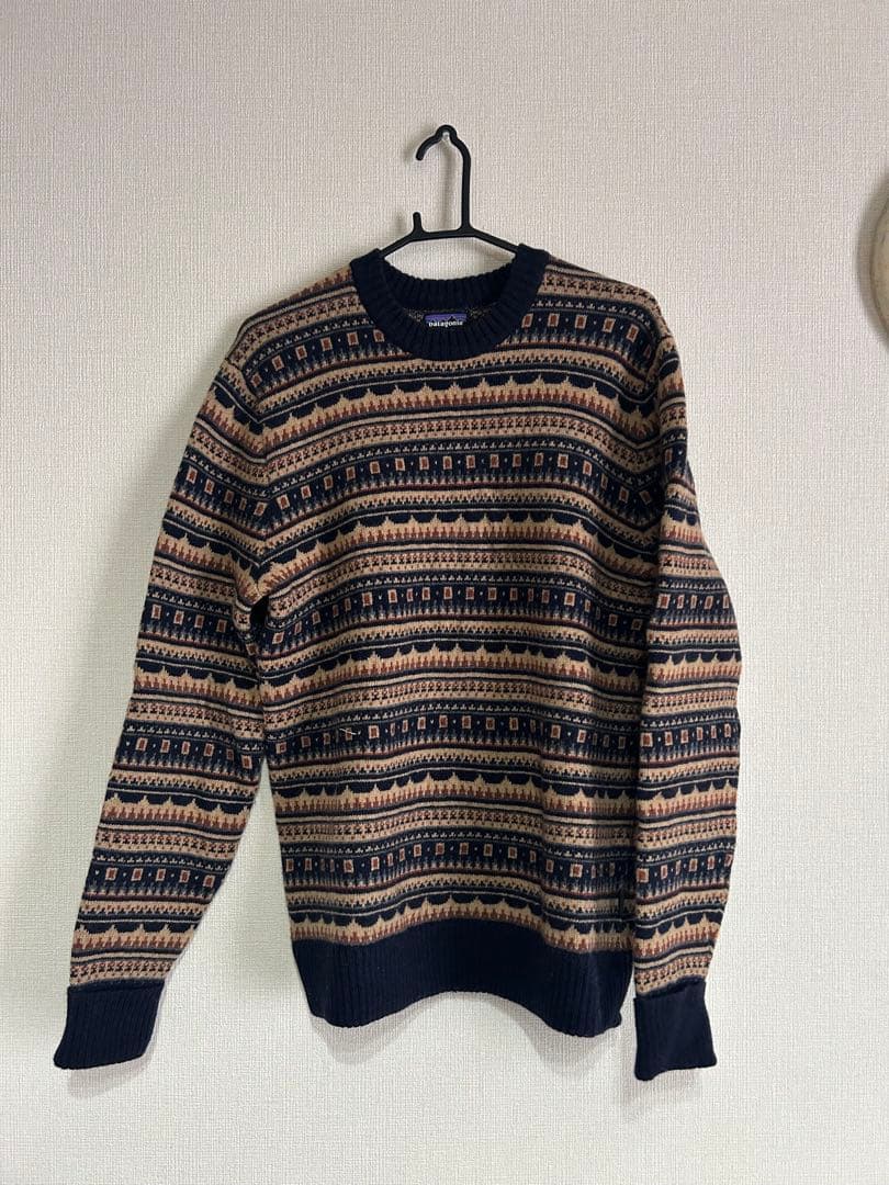 patagonia リサイクルウールセーター