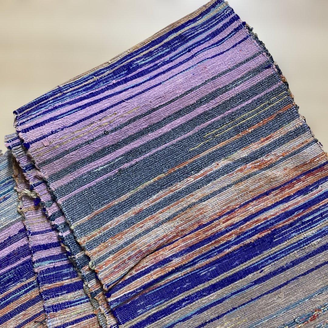 Os410 裂織　半幅帯　半巾