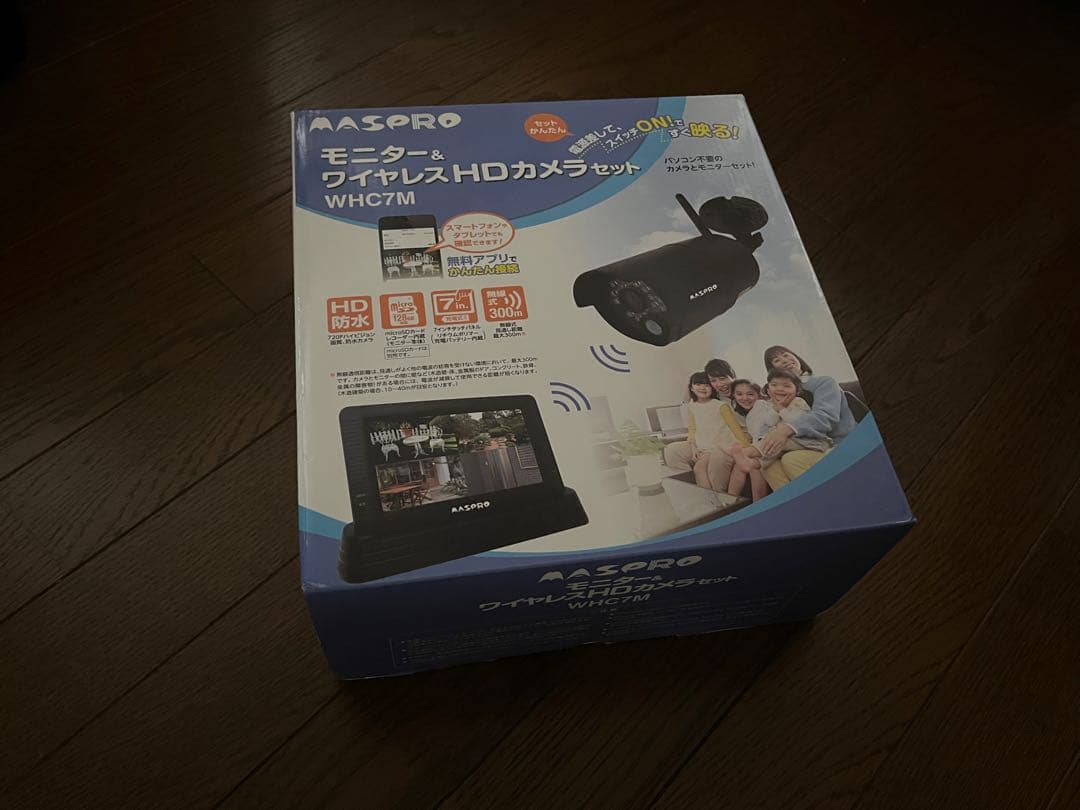 【カメラ合計２台】マスプロ ワイヤレスHDカメラセット WHC7M