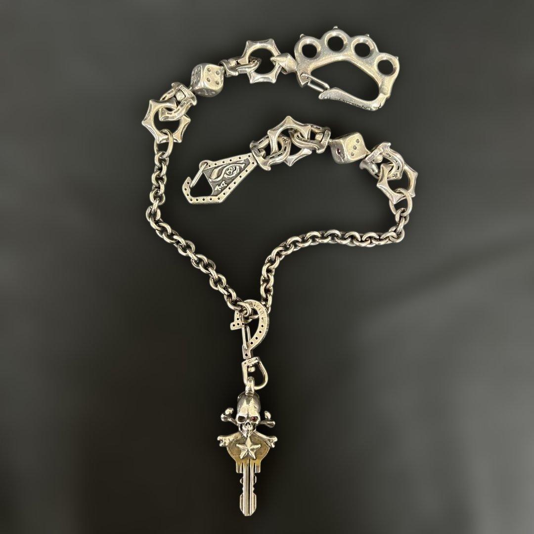 リセッシュ　galcia シルバー ウォレットチェーン カスタムオーダー