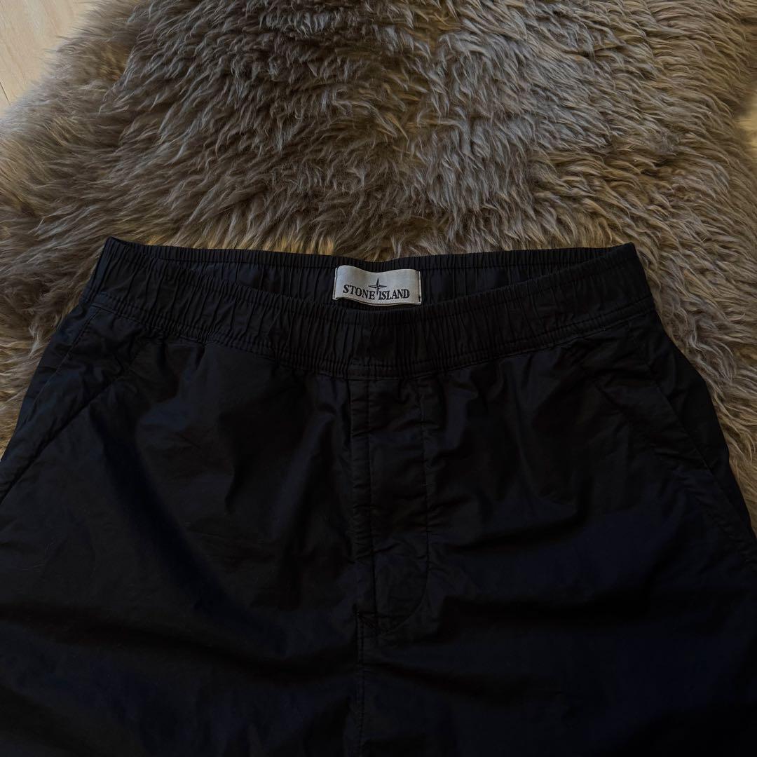 美品☆STONE  ブラック ストレートパンツW28