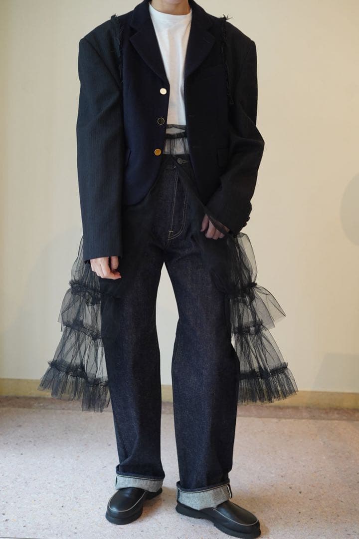 パンツ FUMIKA_UCHIDA / TULLE DRAWERS WHITE