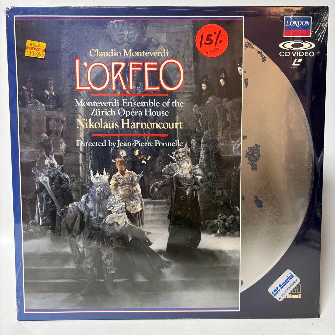 モンテヴェルディ：歌劇《オルフェオ》 ハルノンクール CD VIDEO LD
