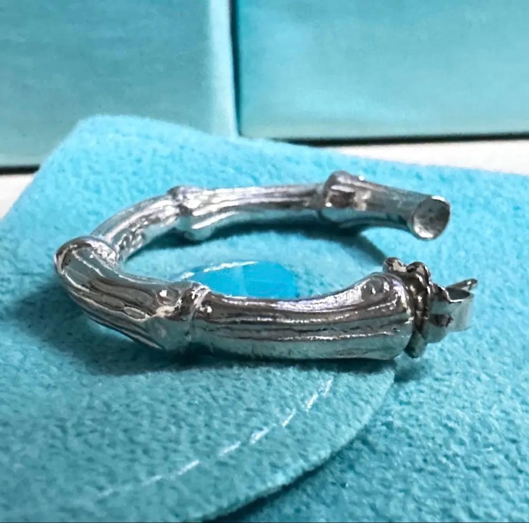 TIFFANY&Co. ティファニー バンブー フープピアス シルバー　ピアス