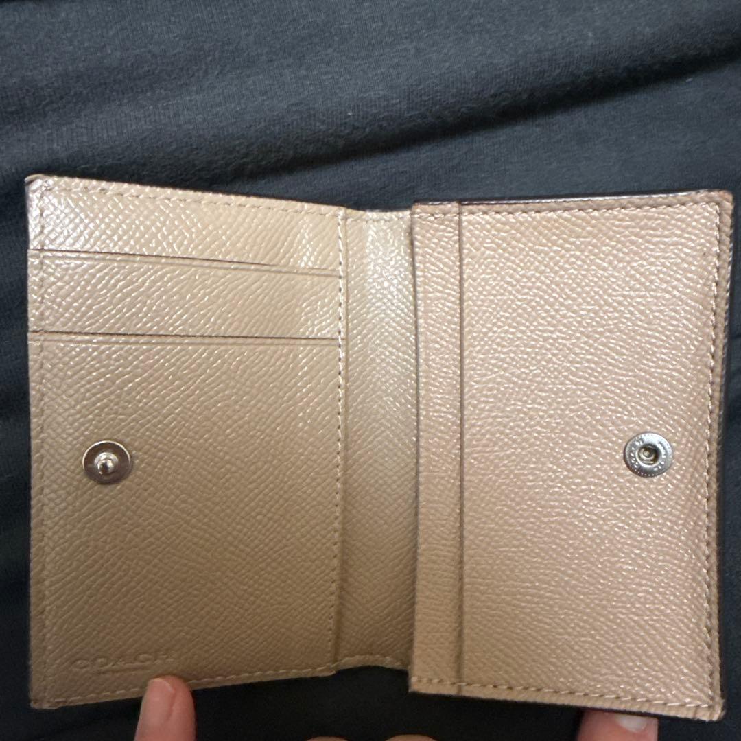 ル*ー様 COACH ベージュ 名刺入れ