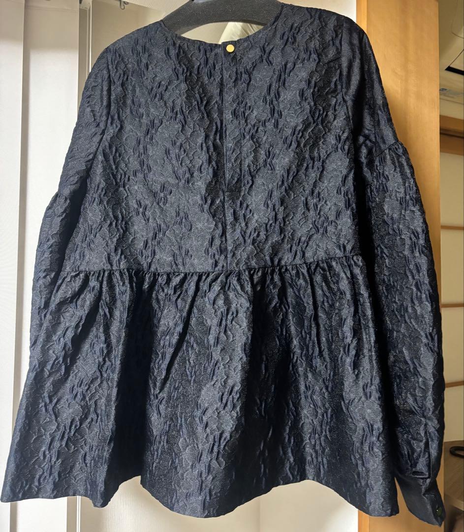 UNITED ARROWSツートーンジャガードブラウス