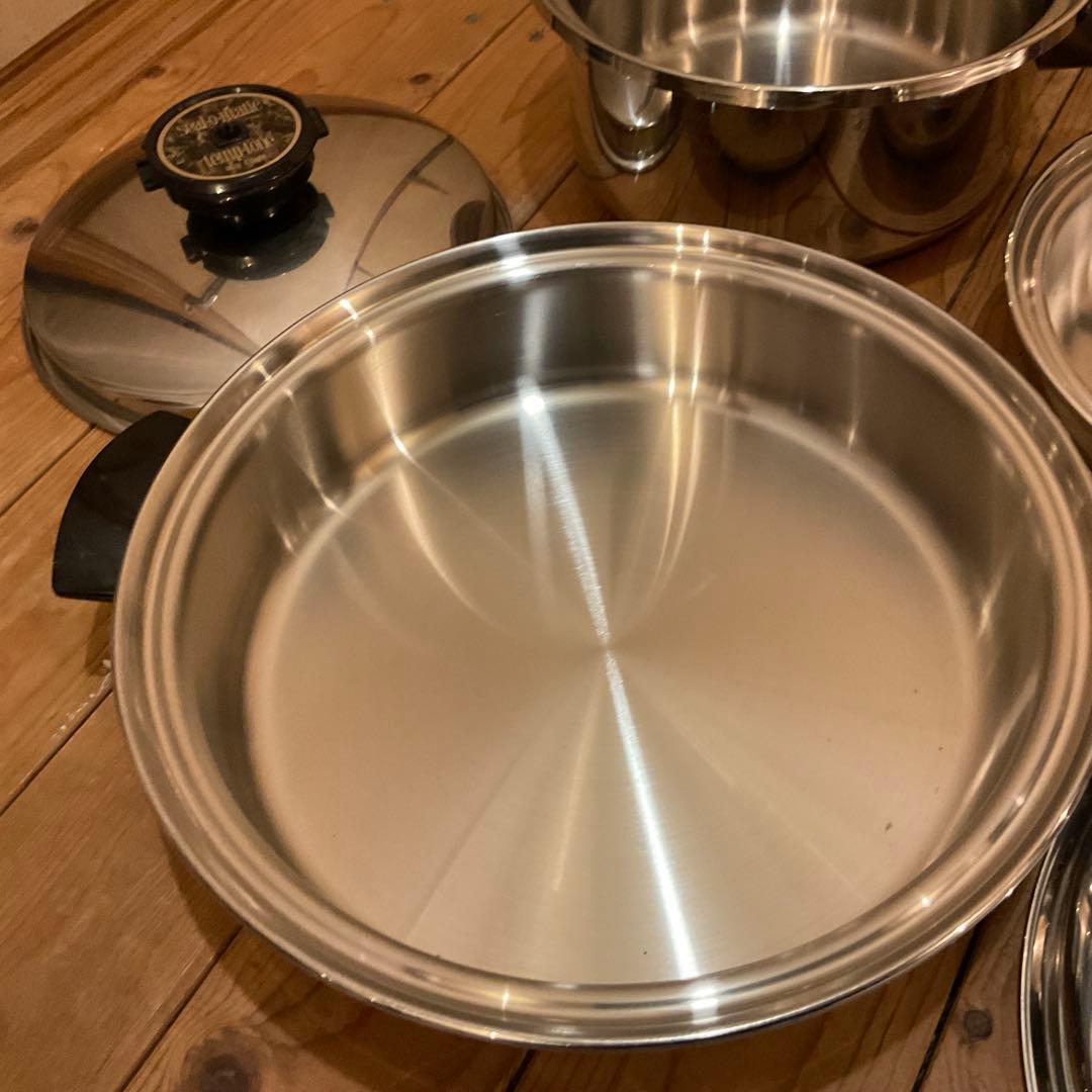 新品！高級 鍋 フライパン シール オ マティック USA ステンレス 無水鍋