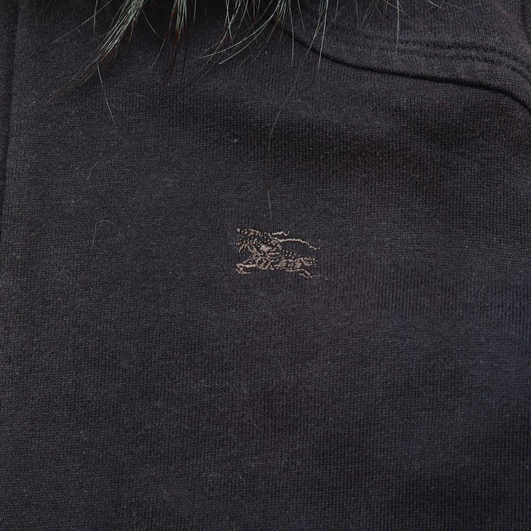 新品 当日発送バーバリーBURBERRY ブラックパーカー サイズ38