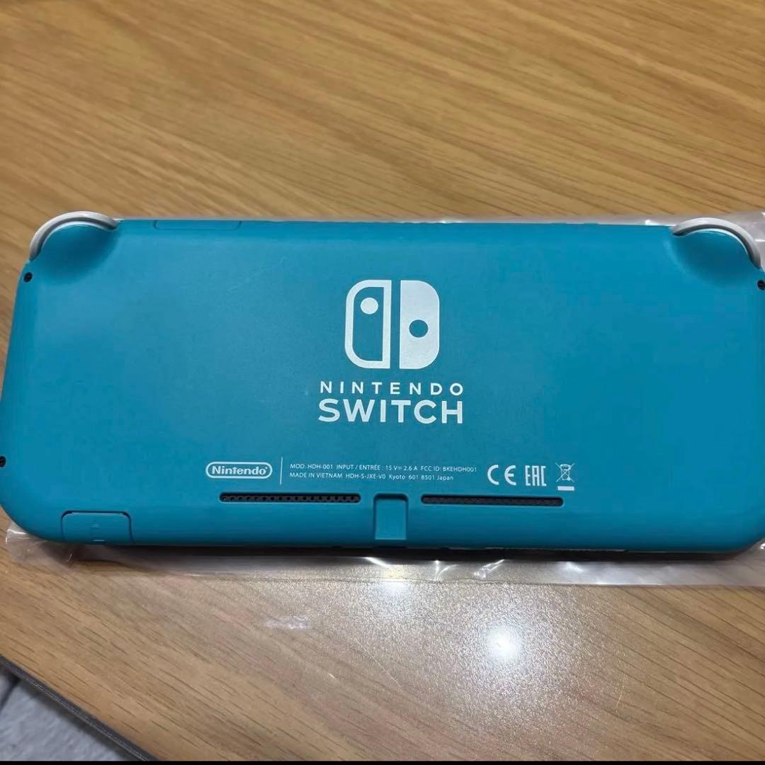 Nintendo Switch Lite ターコイズ ケース128gbメモリ付き