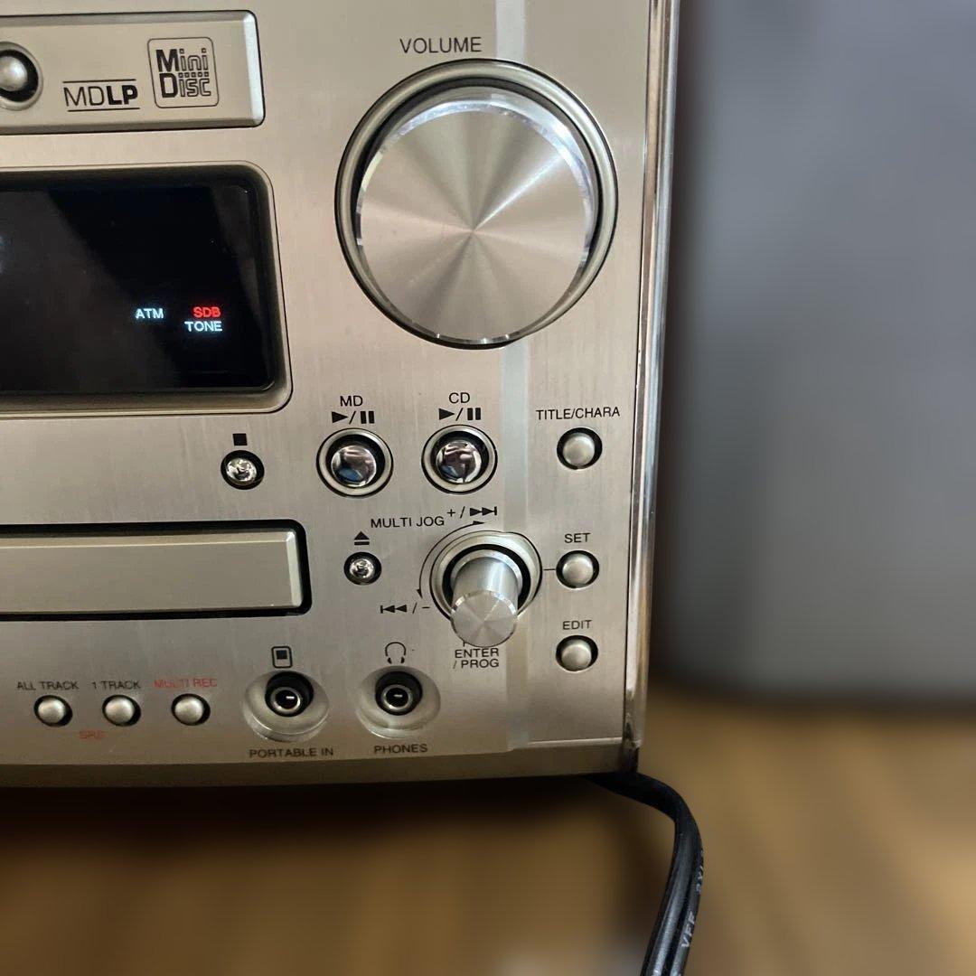 DENON D-MG33ベルト交換済CDMD動作