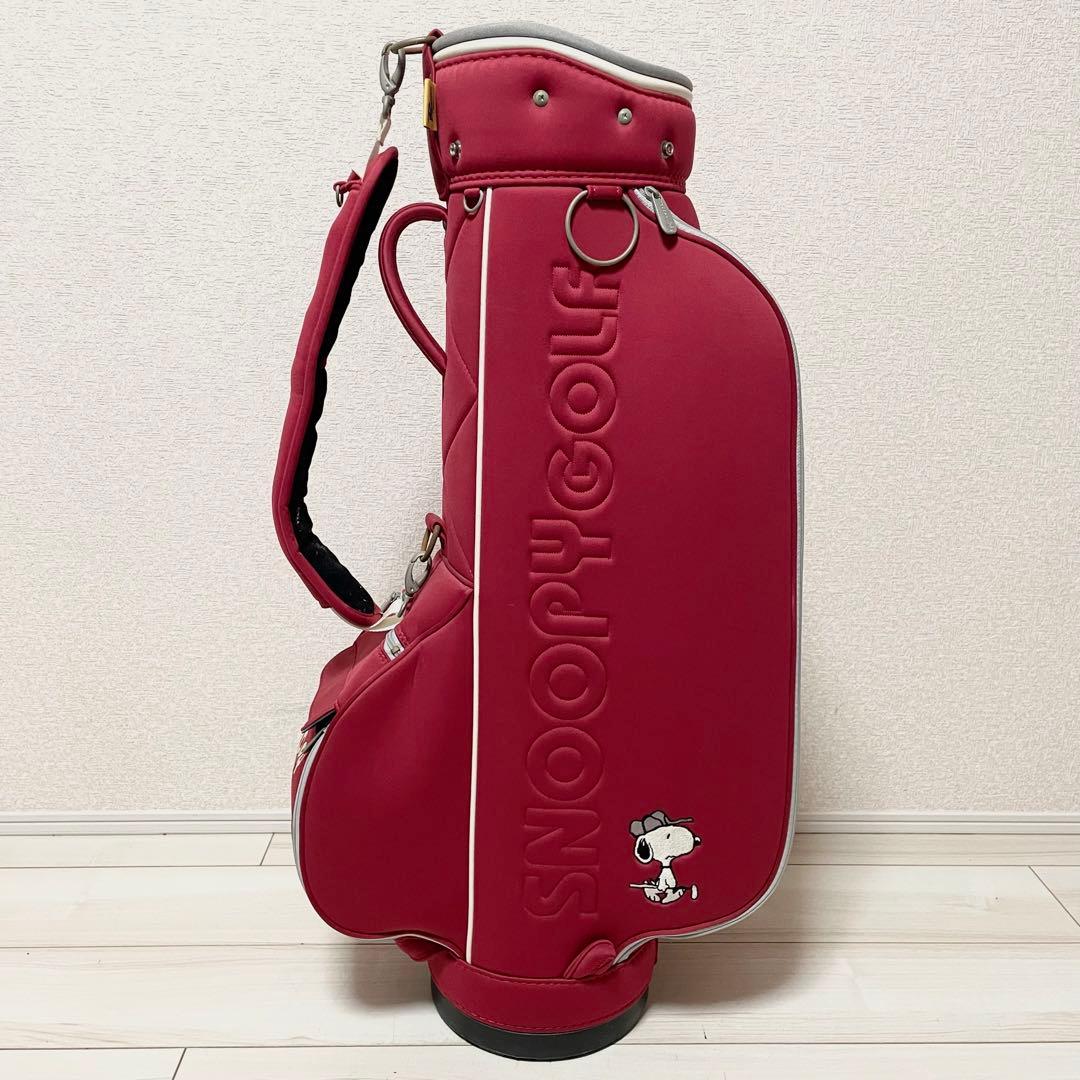 【希少】SNOOPY GOLF スヌーピー キャディバッグ ゴルフバッグ