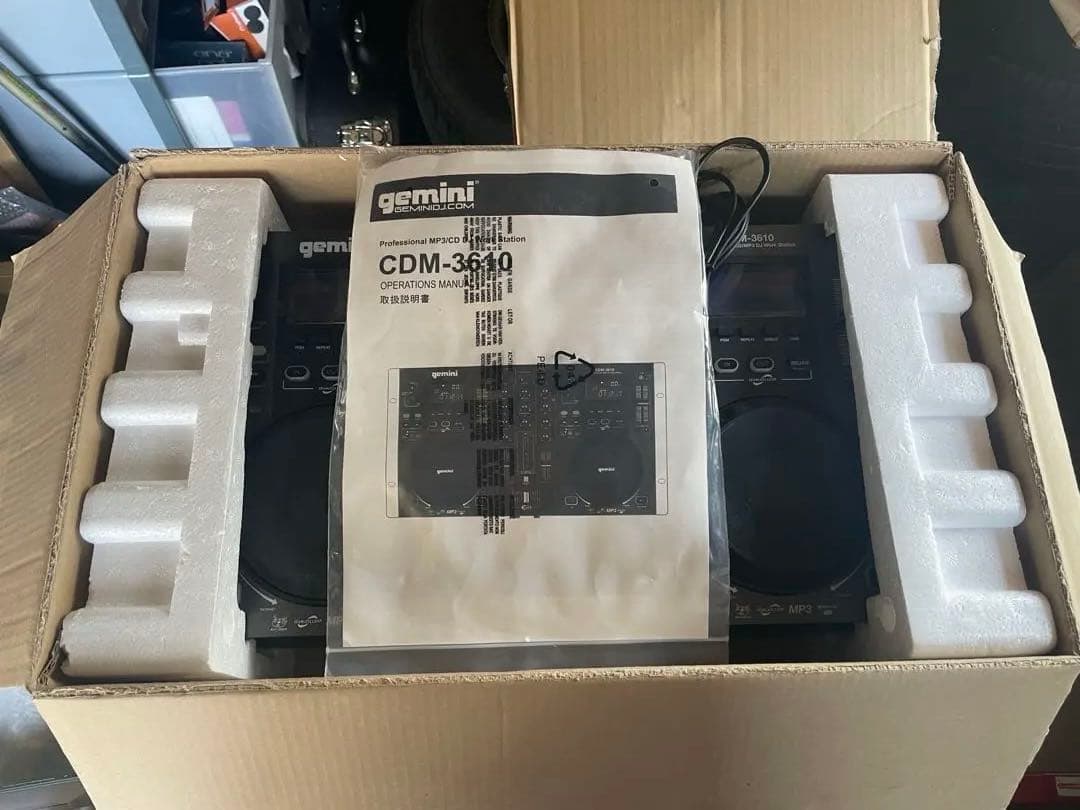 Gemini CDM-3610 DJミキサー