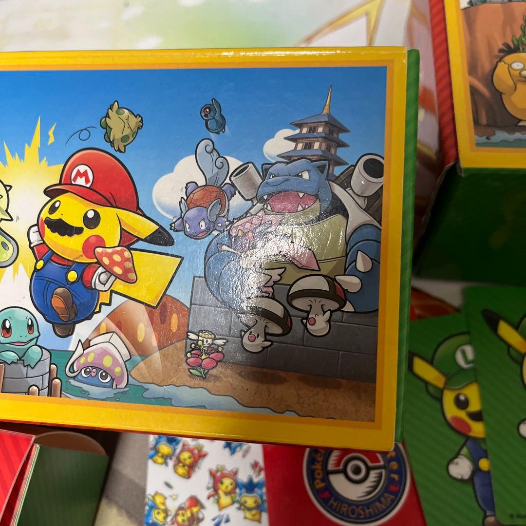 マリオピカチュウ ルイージピカチュウ スリーブ デッキケース